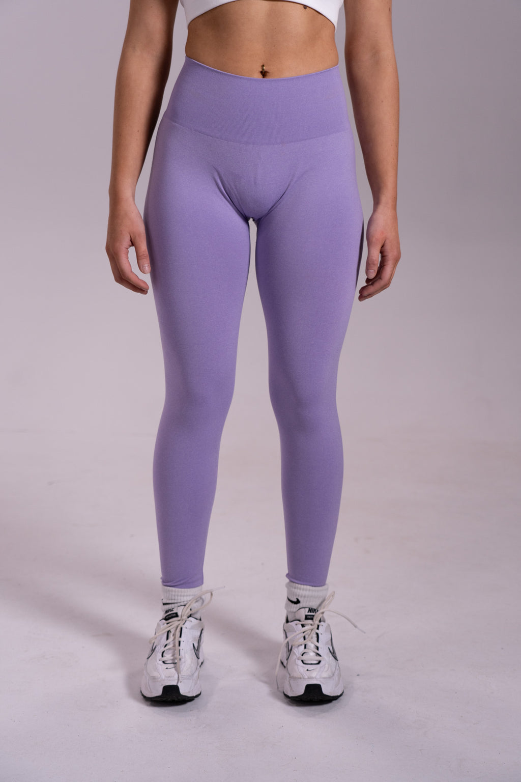 high rise leggings ~ lilac